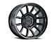 Raceline Gauge Satin Black 6-Lug Wheel; 20x9; 0mm Offset (15-20 Yukon)