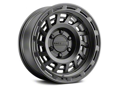 Raceline Halo Satin Black 8-Lug Wheel; 18x9; -12mm Offset (17-22 F-350 Super Duty SRW)