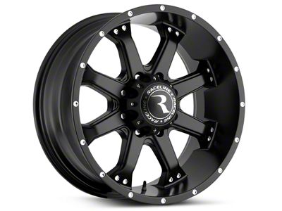 Raceline Assault Black 6-Lug Wheel; 18x9; 25mm Offset (99-06 Sierra 1500)