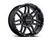 Raceline Injector Black 6-Lug Wheel; 17x9; 0mm Offset (99-06 Sierra 1500)