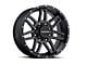 Raceline Injector Black 6-Lug Wheel; 17x9; -12mm Offset (99-06 Sierra 1500)