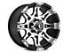 Raceline Raptor Black Machined 6-Lug Wheel; 18x9; 12mm Offset (99-06 Sierra 1500)