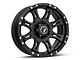 Raceline Raptor Black 6-Lug Wheel; 18x9; 25mm Offset (99-06 Sierra 1500)