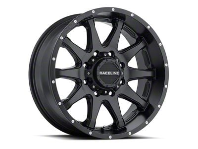 Raceline Shift Black 6-Lug Wheel; 17x9; -12mm Offset (99-06 Sierra 1500)