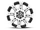 Raceline Raptor Black Machined 6-Lug Wheel; 18x9; 25mm Offset (07-13 Sierra 1500)