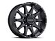 Raceline Shift Black 6-Lug Wheel; 17x9; -12mm Offset (19-25 Sierra 1500)