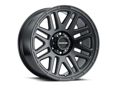 Raceline Outlander Gloss Black 6-Lug Wheel; 18x9; 12mm Offset (23-25 Colorado)