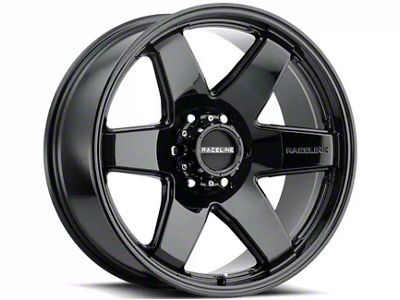 Raceline Addict Gloss Black 5-Lug Wheel; 18x9; 12mm Offset (94-01 RAM 1500)