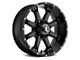 Raceline Assault Gloss Black 5-Lug Wheel; 18x9; 20mm Offset (94-01 RAM 1500)