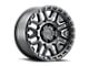 Raceline Krank Satin Black 6-Lug Wheel; 17x9; -12mm Offset (99-06 Sierra 1500)