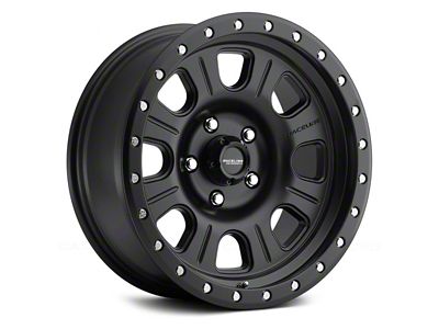 Raceline Monster Satin Black 6-Lug Wheel; 17x9; -12mm Offset (99-06 Sierra 1500)