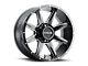 Raceline Stryker Satin Black Milled 6-Lug Wheel; 20x9; 18mm Offset (99-06 Silverado 1500)