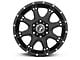 Raceline Assault Black 6-Lug Wheel; 17x9; 25mm Offset (04-08 F-150)