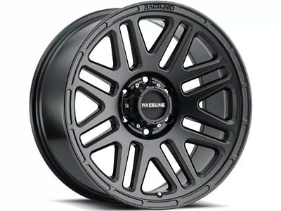 Raceline Outlander Gloss Black 6-Lug Wheel; 20x9; -12mm Offset (23-25 Colorado)