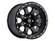 Raceline Avenger Matte Black 8-Lug Wheel; 17x9; -12mm Offset (17-22 F-250 Super Duty)