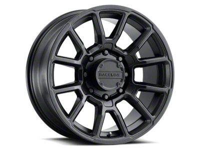 Raceline Gauge Satin Black 8-Lug Wheel; 18x9; 18mm Offset (17-22 F-250 Super Duty)