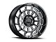 Raceline Warp Gloss Black Machined 6-Lug Wheel; 20x9; 18mm Offset (19-25 Sierra 1500)