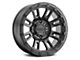 Raceline Compass Satin Black 8-Lug Wheel; 18x9; 18mm Offset (20-24 Sierra 2500 HD)