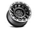 Raceline Halo Black with Silver Lip 8-Lug Wheel; 18x9; 18mm Offset (07-10 Sierra 2500 HD)