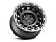 Raceline Halo Black with Silver Lip 8-Lug Wheel; 18x9; 18mm Offset (20-24 Sierra 2500 HD)