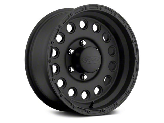 Raceline Rock Crusher Satin Black 6-Lug Wheel; 17x9; 0mm Offset (07-14 Yukon)