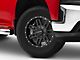 Raceline Injector Black 6-Lug Wheel; 17x8.5; 18mm Offset (19-24 Silverado 1500)