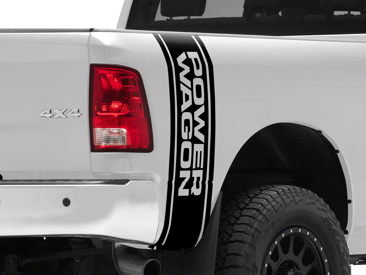 RAM Licensed by RedRock RAM 2500 Power Wagon Rear Vertical Stripe ...