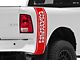 RAM Licensed by RedRock Power Wagon Rear Vertical Stripe; Red (03-24 RAM 2500)