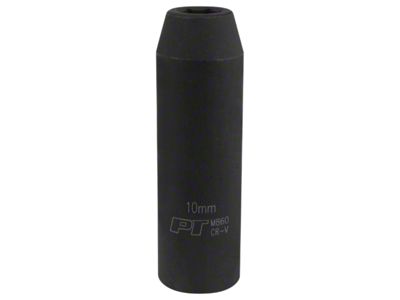 1/2-Inch Drive Impact Socket; Metric; Deep Wall