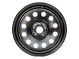 12-Hole Replica Steel Black 5-Lug Wheel; 20x8; 19mm Offset (09-18 RAM 1500)