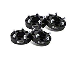 1.50-Inch 5-Lug Wheel Spacers; Black; Set of Four (02-11 RAM 1500, Excluding Mega Cab)