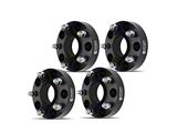 1.50-Inch 5-Lug Wheel Spacers; Black; Set of Four (12-18 RAM 1500)