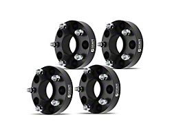 1.50-Inch 5-Lug Wheel Spacers; Black; Set of Four (12-18 RAM 1500)