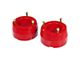 2-Inch Front Coil Spring Isolator Lift; Red (02-04 4WD RAM 1500)