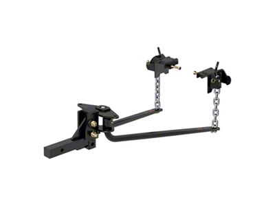 2-Inch MV Round Bar Weight Distribution Receiver Hitch; 5,000 to 6,000 lb. (Universal; Some Adaptation May Be Required)