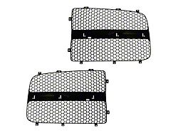 2-Piece Upper Grille Inserts; Black (02-05 RAM 1500)