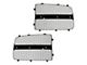 2-Piece Upper Grille Inserts; Black (02-05 RAM 1500)