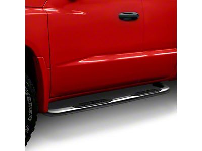 3-Inch Nerf Side Step Bars; Polished (19-24 RAM 1500 Crew Cab)