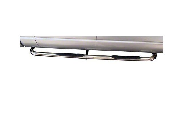 3-Inch Round Side Step Bars; Stainless Steel (06-08 RAM 1500 Mega Cab)