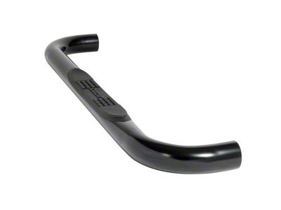 3-Inch Round UltraBlack Nerf Side Step Bars (95-01 RAM 1500 Regular Cab)