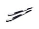 4-Inch Oval Curved Side Step Bars; Polished (19-24 RAM 1500 Quad Cab)