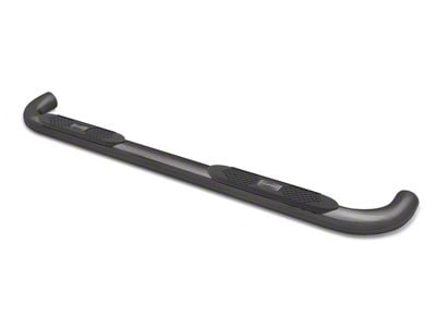 4-Inch Round Bent Nerf Side Step Bars; Black (95-00 RAM 1500 Quad Cab)