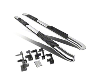 5-Inch Nerf Side Step Bars; Stainless Steel (19-24 RAM 1500 Quad Cab)