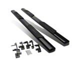 5-Inch Straight Nerf Side Step Bars; Black (19-24 RAM 1500 Quad Cab)