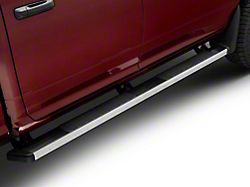 5-Inch Wide Flat Running Boards; Stainless Steel (09-18 RAM 1500 Crew Cab)