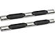 6-Inch Oval Straight Side Step Bars; Polished (19-24 RAM 1500 Crew Cab)