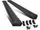 8-Inch Flat Step Bar Running Boards; Black (09-18 RAM 1500 Quad Cab)