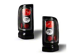 Altezza Tail Lights; Black Housing; Clear Lens (94-01 RAM 1500)