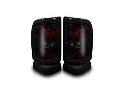 Altezza Tail Lights; Black Housing; Smoked Lens (94-01 RAM 1500)