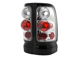 Altezza Tail Lights; Chrome Housing; Clear Lens (94-02 RAM 1500)